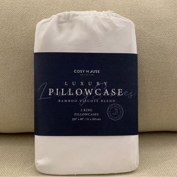 cosy house Bedding New 6 Luxury Pillowcases 2bamboo Viscose Blend